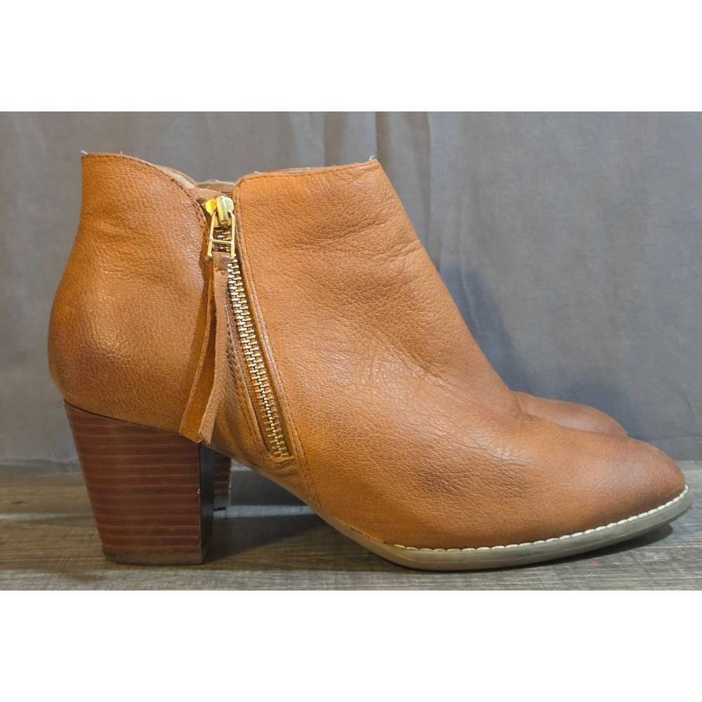 Vionic Sterling Side Zip Ankle Booties Women's Size 9 Brown